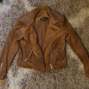 Lulus tan suede jacket
